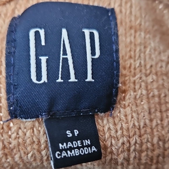 GAP Women's Beige Cable Knit Crewneck Sweater - Picture 2 of 4